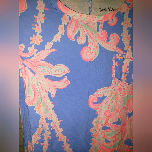 Size 2 XXS Lilly Pulitzer Declan Periwinkle Blue Summer Dress - Picture 3 of 5